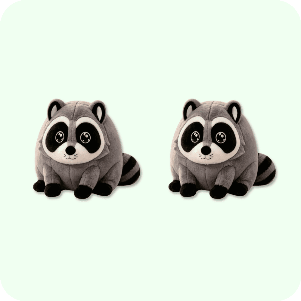 Jimothy Raccoon Plush 2PCS Jimothy Raccoon Plush 2PCS