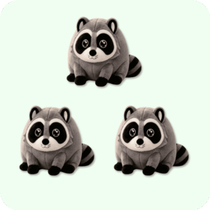 Jimothy Raccoon Plush 3PCS